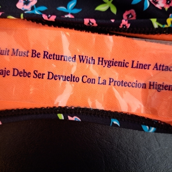 CYN LUCA Two Piece Floral Swim Suit    Size L - Picture 6 of 6